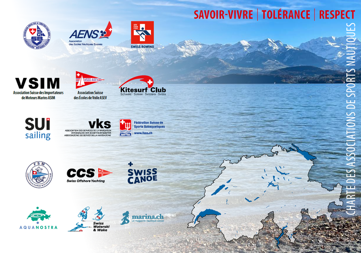 Charte des Sports Nautiques
savoir vivre - tolérance - respect